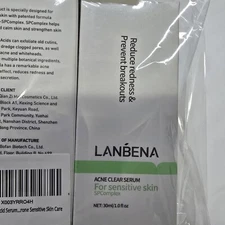 LANBENA Acne Clear Serum For Sensitive Skin SP Complex Face Serum Lot Of 7 0084