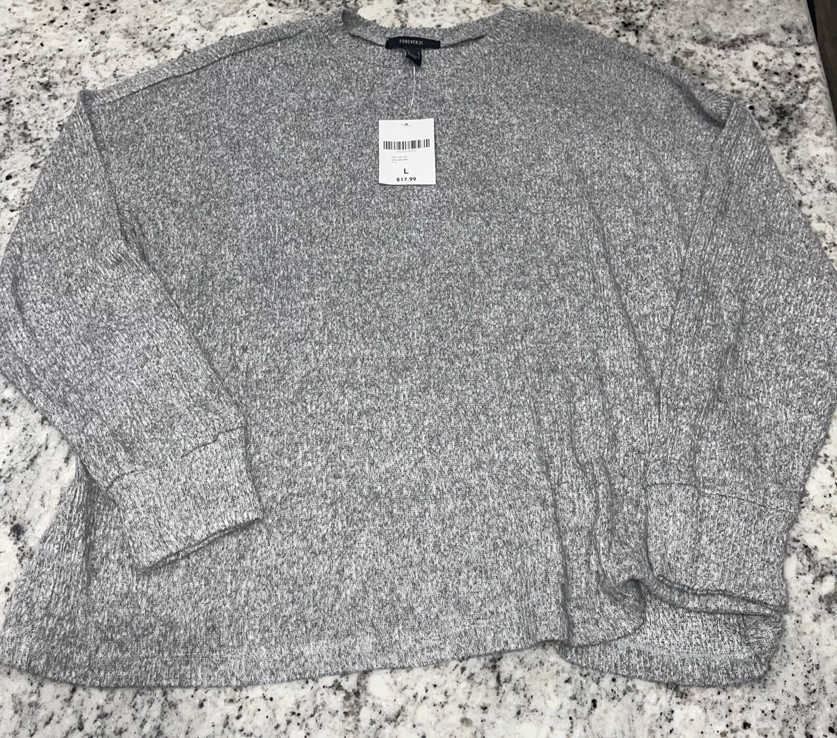 Forever 21 knit store top lslv