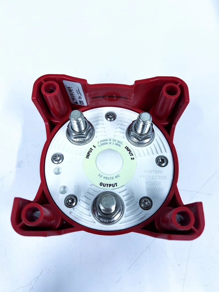 Blue Sea Systems 411693, Dual Battery Stop Engine Switch 32V - Image 3 of 3