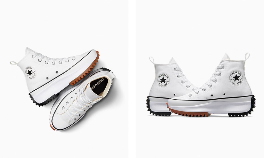 Converse Run Star Hike HIGH top men's Sneakers 166799C white
