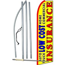 Low Cost Insurance Complete Swooper Flag Bundle
