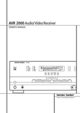 Manuale di istruzioni Operating Instructions per Harman Kardon AVR 2000 