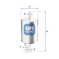 UFI Kraftstofffilter FüR Audi R8 Seat Exeo ST Lamborghini Gallardo Spyder