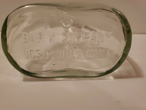 Quart EMBOSSED BAR-X COMPANY BOTTLE From DES MOINES, IOWA - 第 5/7 張圖片