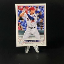 Riley Adams #158 2022 Topps Series 1 Rookie Card RC - STAR FRESH PULL MINT GEM