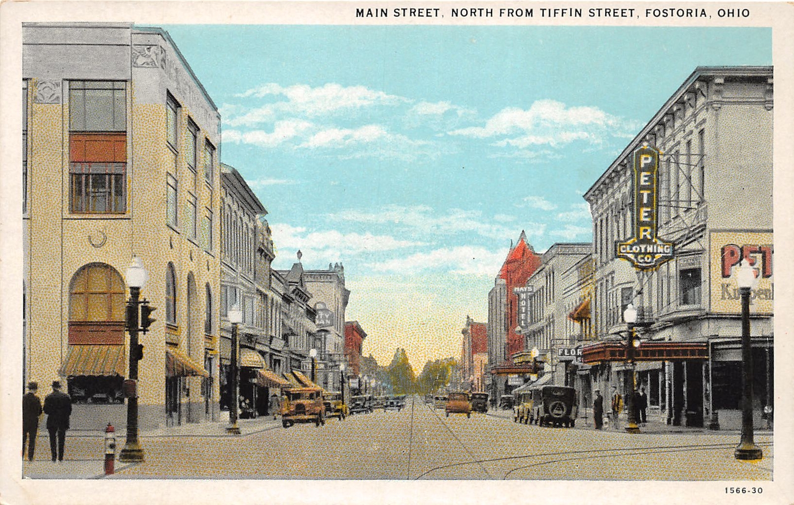 J37/ Fostoria Ohio Postcard c1910 Main Street from Tiffin Stores 266 eBay