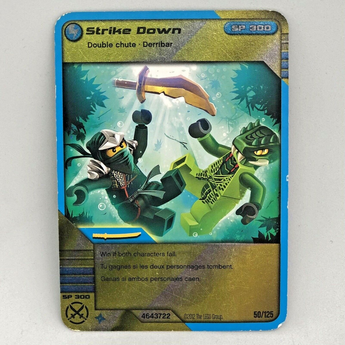 Lego Ninjago 2012 Strike Down Foil Trading Card 50/125 | eBay