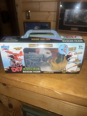 Misco Toys DIY Animal Rescue Plane 29 Piece Assembly Set Engineering at Work.