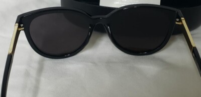 WOMENS VERSACE 19.69 LLV9630 57-17-135 BLACK SUNGLASSES W/CLAM SHELL CASE VINTAGE VERSACE 19.69 LLV9630 57-17-135 BLACK SUNGLASSES W  main image 3