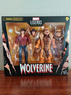 Wolverine 50th Marvel Legends Logan vs Sabretooth 6-Inch Action Figure 2-Pack