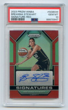 2023 Panini Prizm WNBA BREANNA STEWART #SG-BSW RED PRIZM AUTO /99 PSA 10