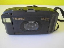 Retro POLAROID Captiva AF SLR Instant Film Camera with F/12 107mm Lens Used