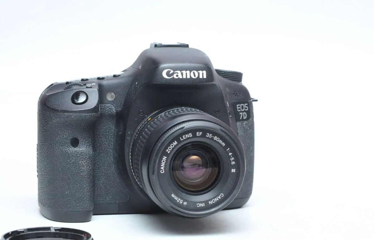 Canon EOS 7D DSLR Camera W EF 35 80mm III Lens eBay