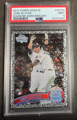 Jose Altuve - 2011 TOPPS Update - DIAMOND ANNIVERSARY -  #US132 PSA 9 RC