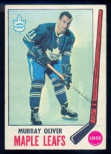 1969-70 OPC O PEE CHEE #52 Murray Oliver EX-NM TORONTO MAPLE LEAFS HOCKEY Card