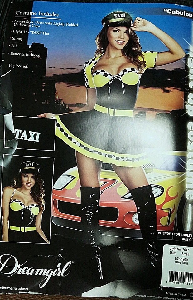 Disfraz de mujer - Taxi - Disfraces de Dreamgirls - Vestido iluminado  Foto 3 de 4