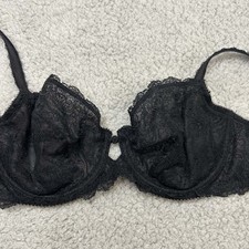 Wacoal Bra 32D Demi 851155 Seduction Sheer Lace Underwire Demi Bra