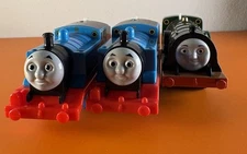Lot of 3 Thomas Trackmaster Engines – 2 Thomas & 1 Emily – Tested Works 