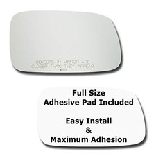 Mirror Glass Full Size Adhesive Pad for 2004-2006 Lexus ES330 Passenger Side