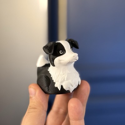 Border Collie Dog Duck | Jeep Duck | Cruise & Desk Decor | Pet Gift