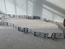 Schleich Zaun Weidezaun 42487 silber, 18 Zaunelemente + 6 Gatter