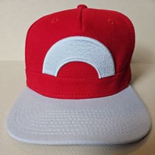 Pokemon Trainer Ash Ketchum Adjustable Snapback Hat Cap Nintendo 2016 XY Series