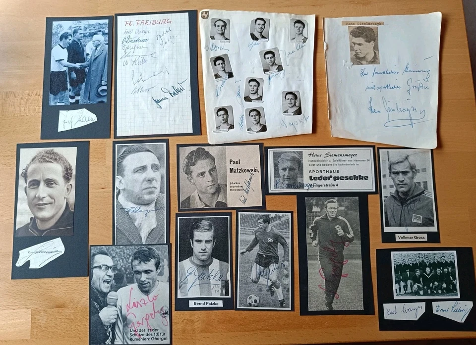 Autogramme Fussball DFB, weit über 100 Stück,siehe Bilder viele 50er, 60er Jahre - Bild 4 von 4
