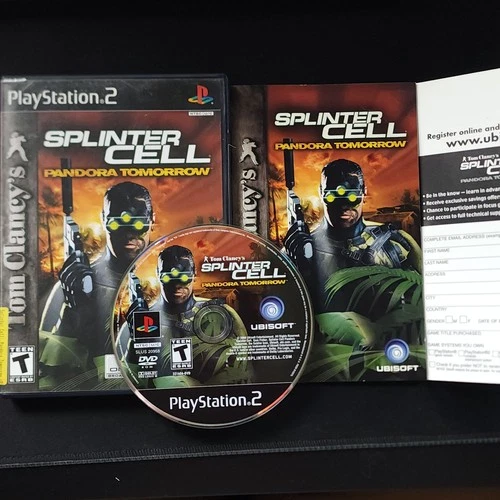 Tom Clancy's Splinter Cell: Pandora Tomorrow PS2 CIB NTSC-U/C Tested