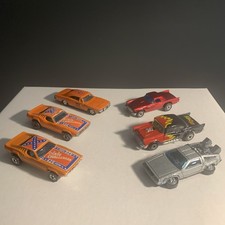 Vintage Hot Wheels Dixie Challenger 426 Hemi Orange Lot Of 6 Die Cast