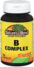 Nature's Blend B Complex Capsules  100 Caps By Nature's Blend