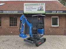 NEU Rippa R10 1t Minibagger  Diesel Schwenkarm Joystick Verstellfahrwerk Bagger 