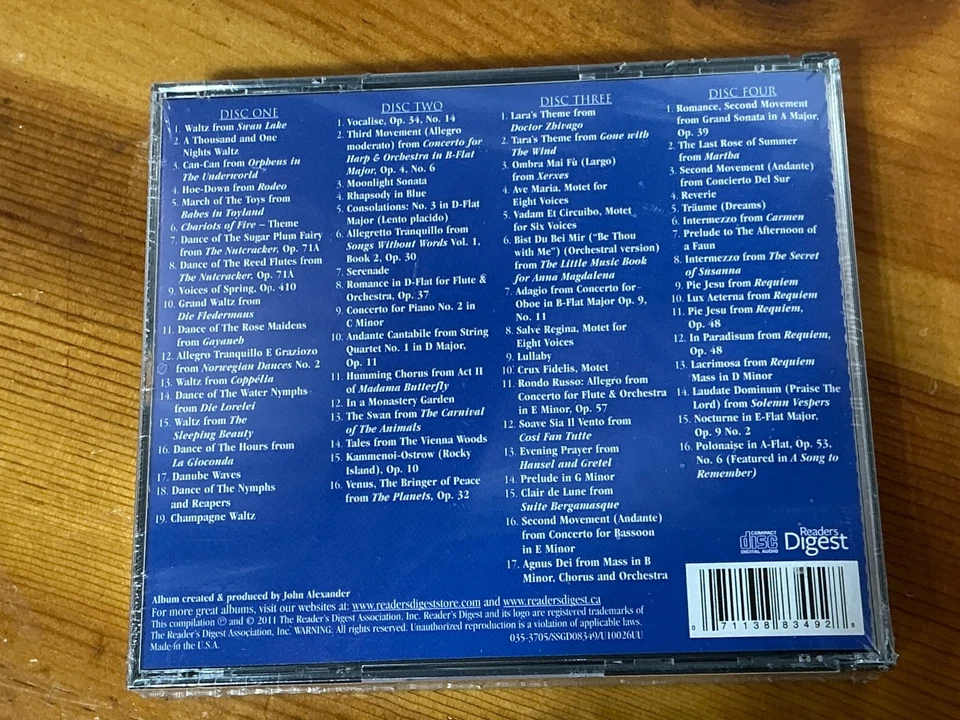 CLASSICAL MUSIC 68 GREATEST (2011, CD) NEW Calm & Free Classics for Every Mood - Image 3 of 4