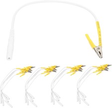 20Pcs TENS Wire Cable Clip - BesCable Electrode Leadd Wires with Alligator Clips