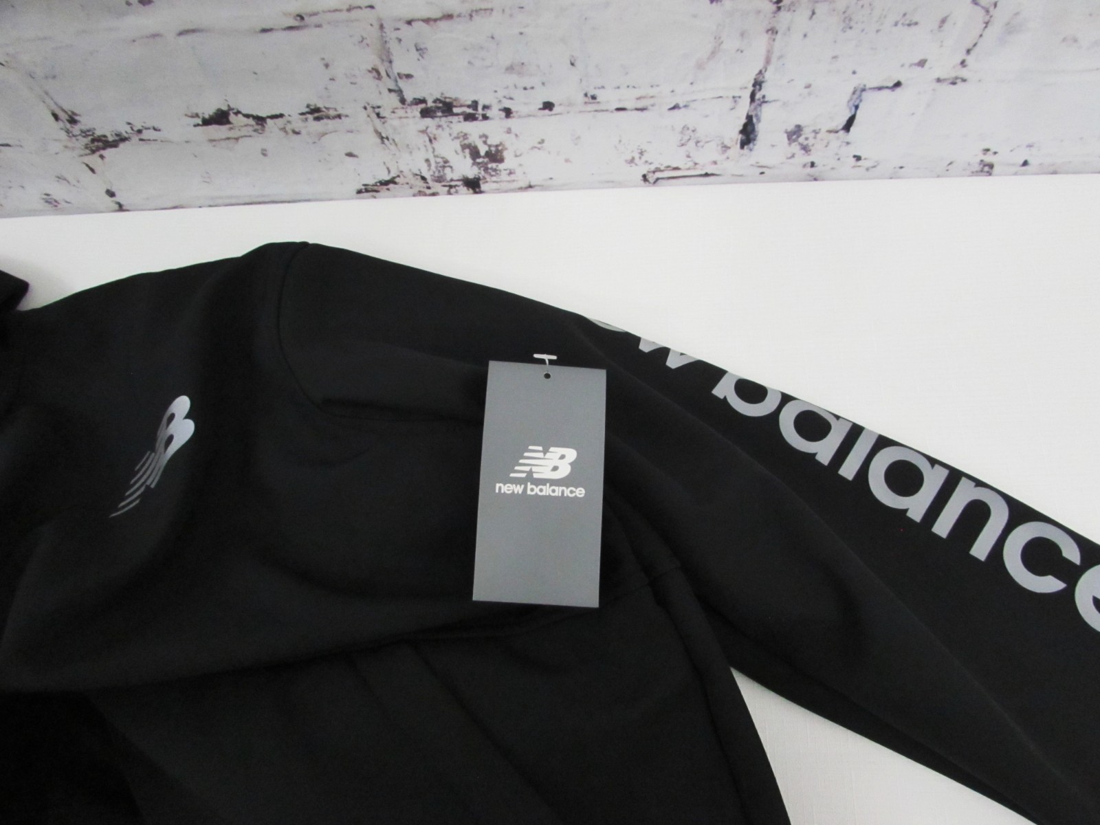 New Balance Mens Full Zip Softshell Bonded Fleece Jacket Black XL NWT