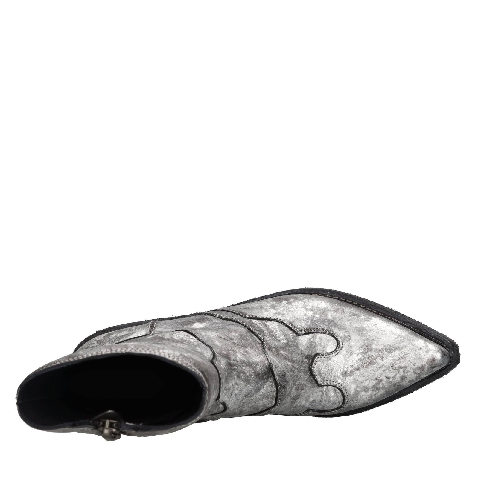 3857 Ankle Boots And Fringes FAUZIAN JEUNESSE Women Silver Amv02_fauz