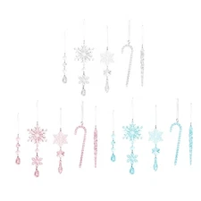 20PCS/Lot Modern Simple Holiday Decors Translucent Dangle Piece Multiple Use