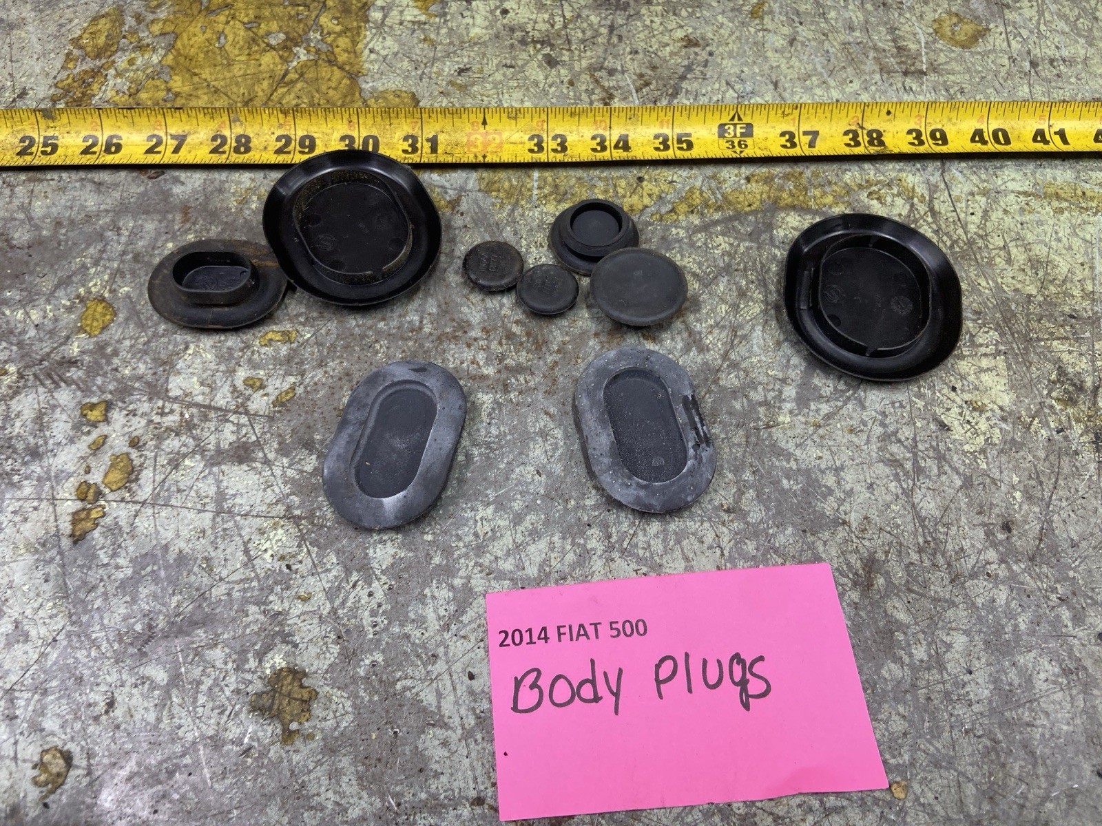 2012-2018 2 Door FIAT 500 POP Miscellaneous Body Plugs