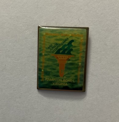 Newport News Norfolk Hampton Road Virginia AAU Jr Olympic Lapel Pin Hat Pinback