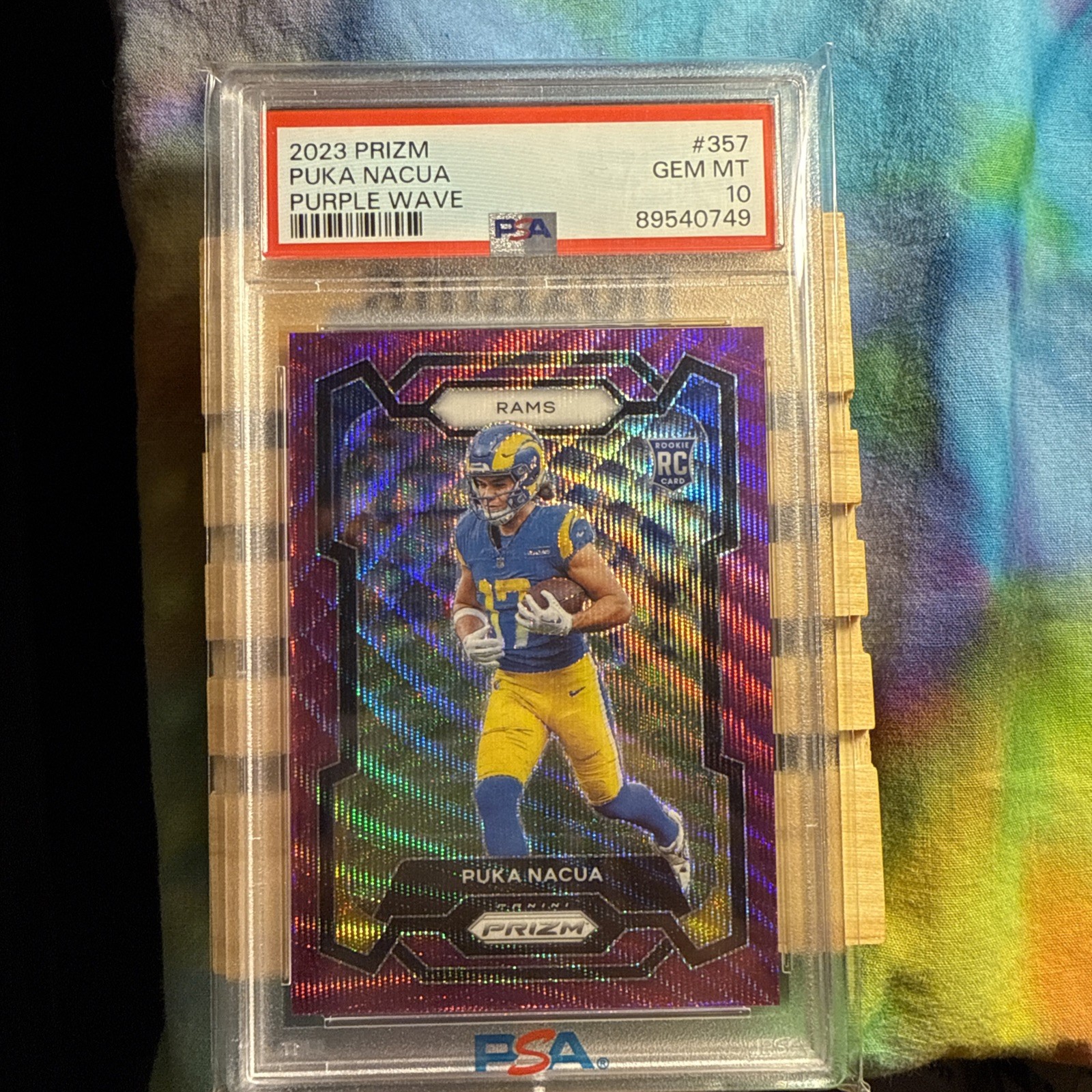 2023 Prizm #357 PUKA NACUA Purple Wave 03/99 PSA 10 GEM MINT 🔥