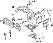 Genuine Subaru Engine Timing Cover 13108AA300
