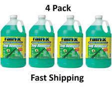 4 Pack Rain-x Bug Remover Windshield Washer Fluid 1 Gallon Streak-free With