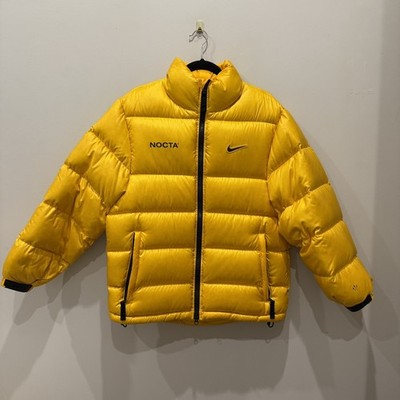 Nike X Nocta Sunset Puffer Jacket Yellow Small | eBay