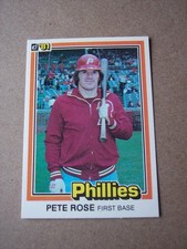 1981 Donruss baseball Pete Rose card #131 NM or better