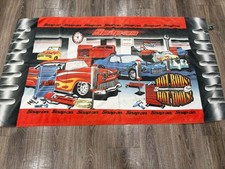 Vintage Snap-on Tools Hot Rods Beach Towel Classic Cars Garage Cotton 57x31 Vintage Snap-on Tools Hot Rods Beach Towel Classic Cars Garage Cotton 57x31
