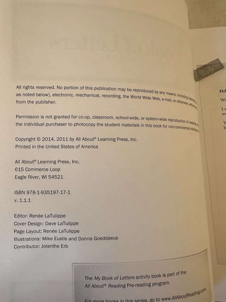 All About Reading Activity Book Pre-reading - Image 3 of 4