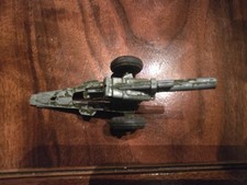 Vintage Tootsietoy Diecast Metal Cannonhowitzer Army Toy