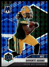 2021 Panini Mosaic Prizm Blue Davante Adams 13/99 Green Bay Packers #219