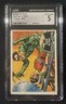 BATMAN TOPPS 1966 #42 - ROBIN IN PERIL - BLACK BAT LOGO - C