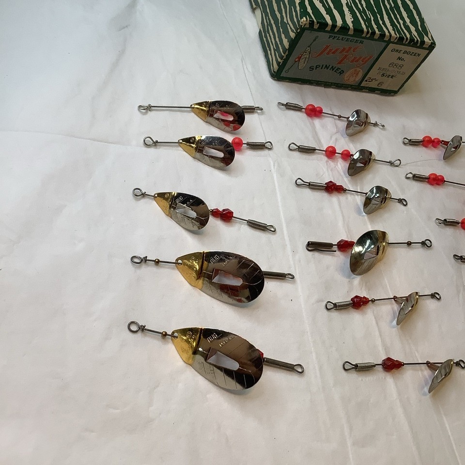 Rocky June Bug Spinner Taglia 4: Esca Personalizzata USA Per Walleye, Luccio E Pesce Gatto