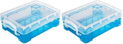 Advantus Crayon Box, 3.5 x 4.75 x 1.5 Inches | Super Stacker | Color May Vary...